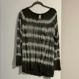 Long Sleeve Tie-Dye Top